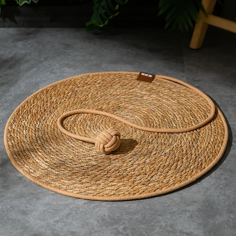 Tapis Griffoir en Rotin Naturel