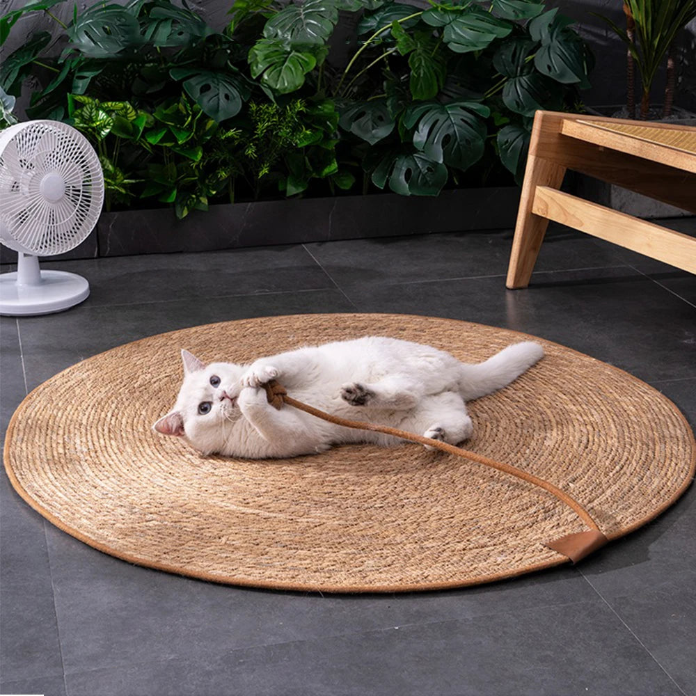 Tapis Griffoir en Rotin Naturel