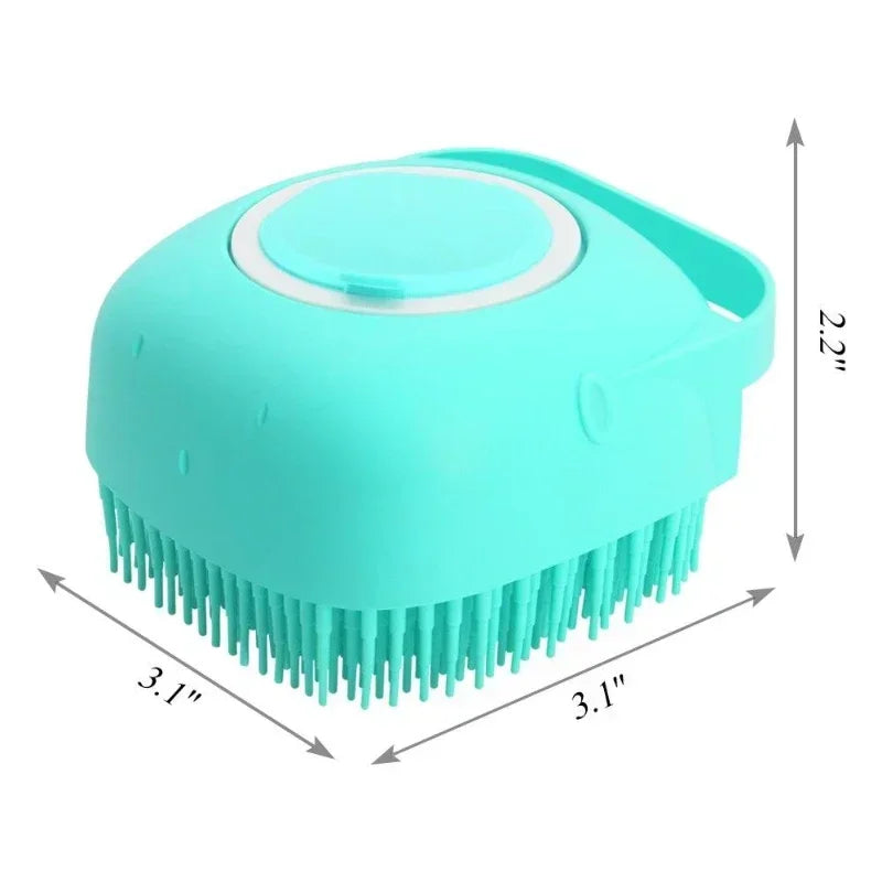 Brosse de bain 2-en-1 – Distributeur de shampooing - LePetitChat