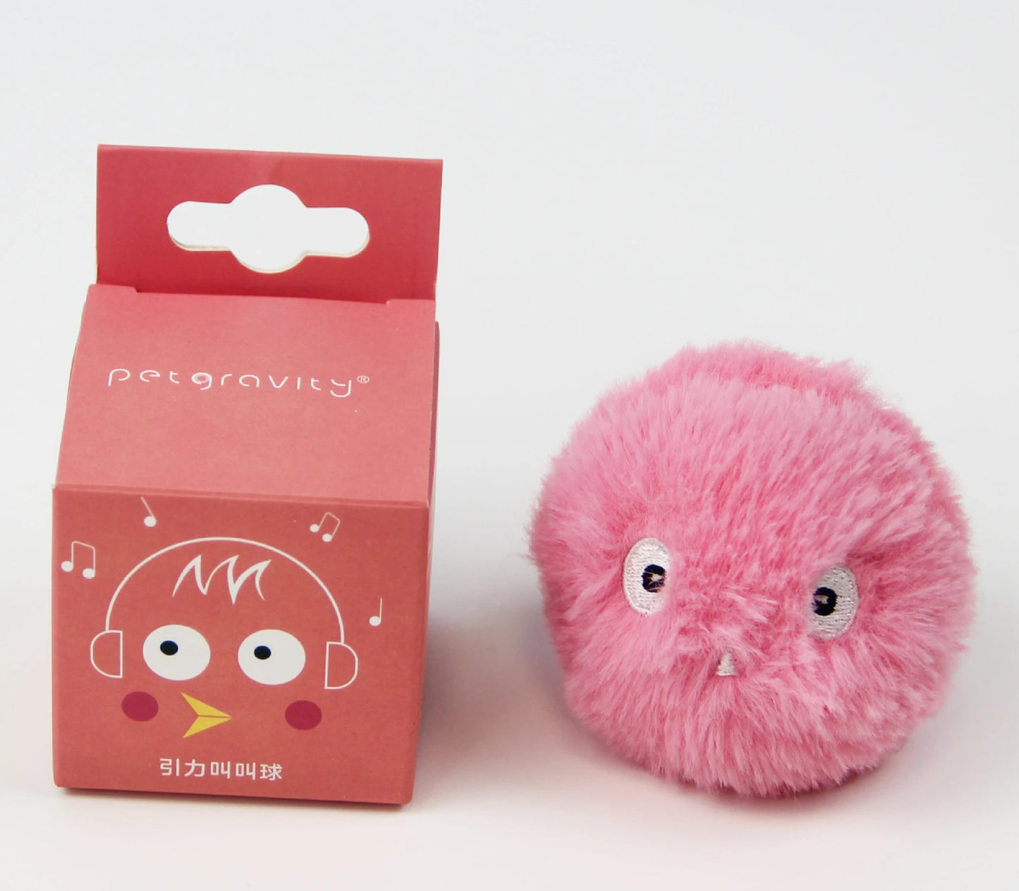 Balle Couinements Intelligente avec herbe à chat - LePetitChat