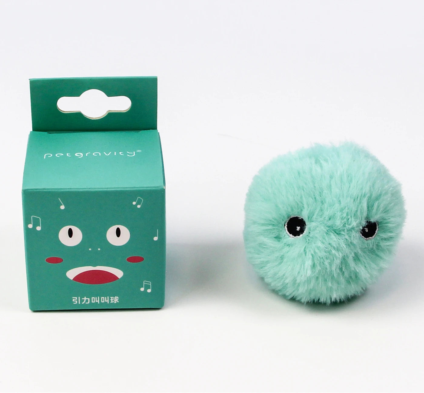 Balle Couinements Intelligente avec herbe à chat - LePetitChat