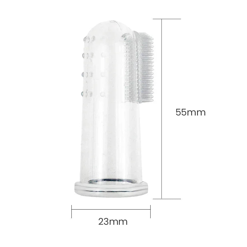 Brosse à dents pour animaux – Embout doigt en silicone - LePetitChat