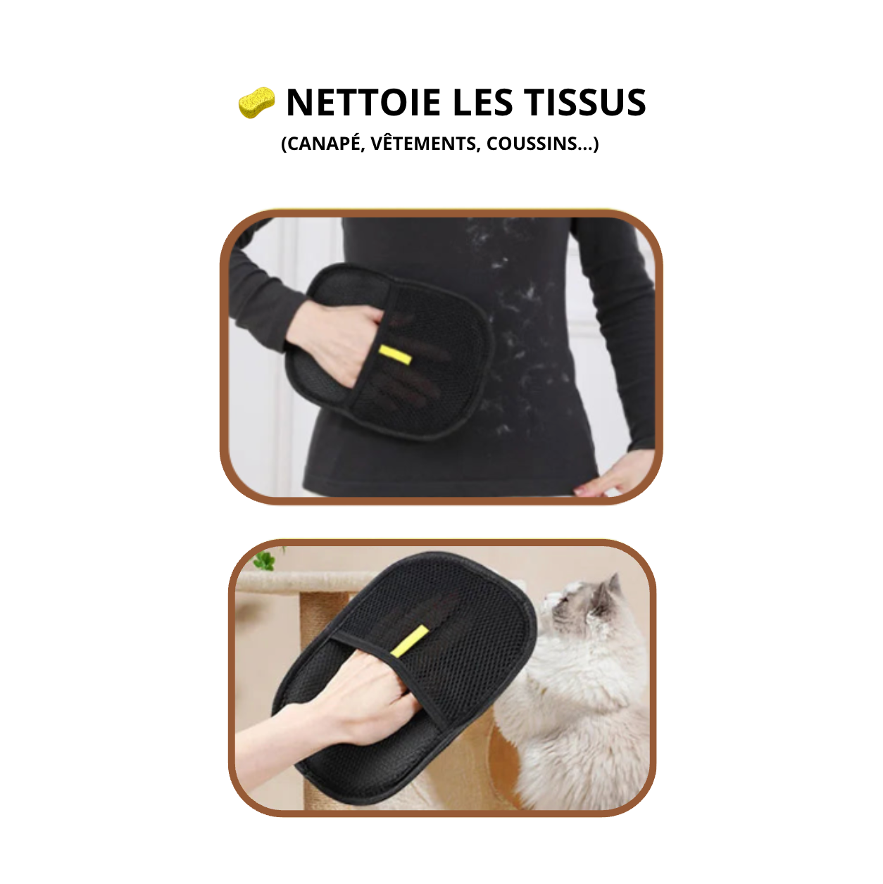 Gant Anti-Poils Statique
