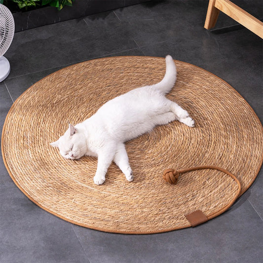 Tapis Griffoir en Rotin Naturel